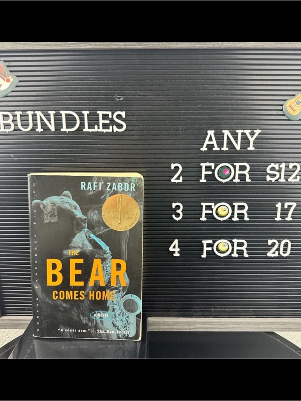'The Bear Comes Home' Book - paperback